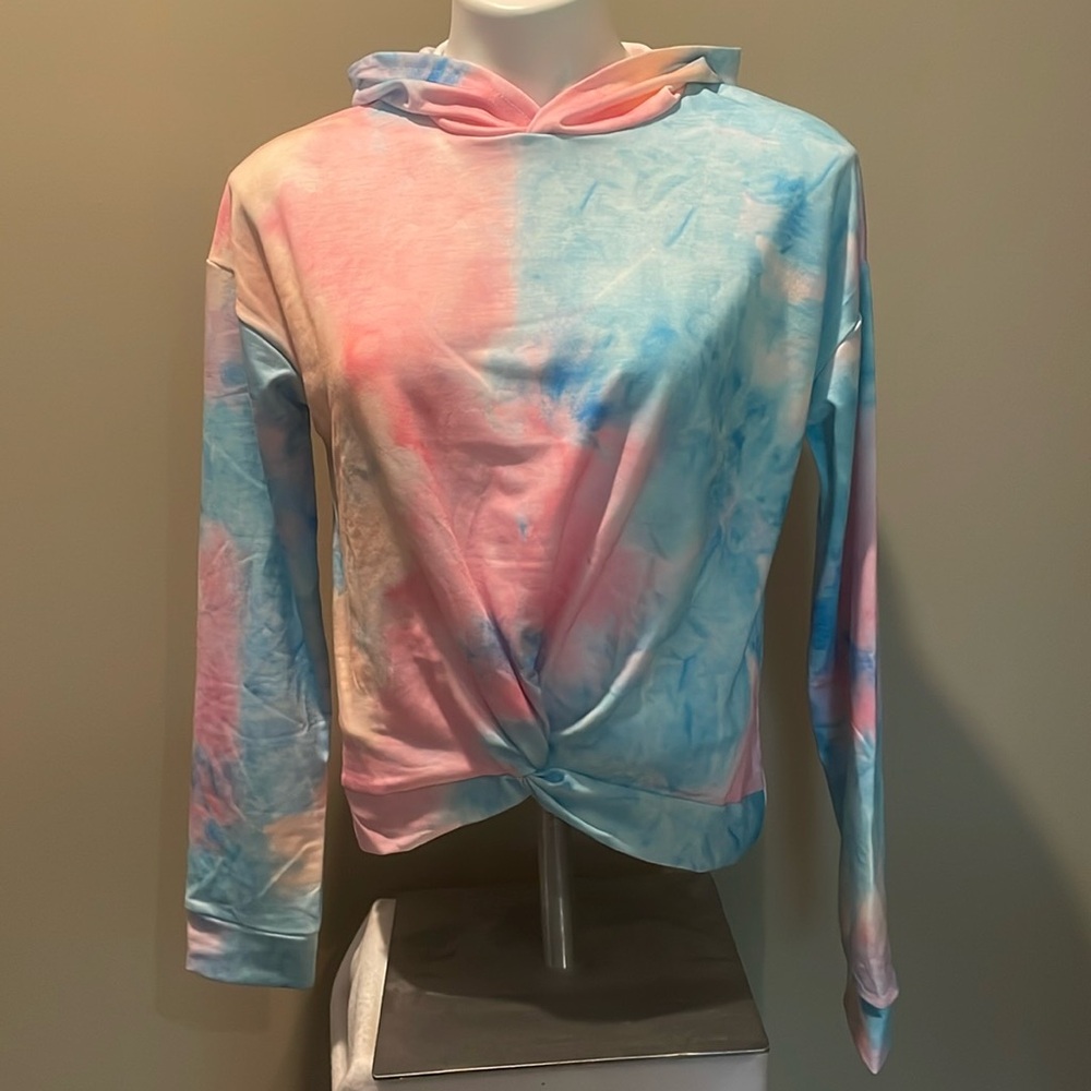 Tie Dye Hooded Shirt